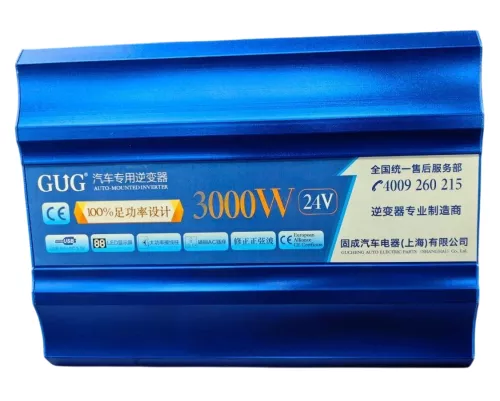 Преобразователь напряжения - инвертор GUG (24V->220V/3000W) K-3000/24