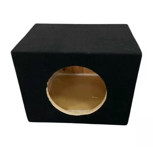 Корпус для сабвуфера BOX-81 черный (ЗЯ, 8" стенка скос)