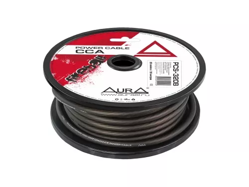 Aura PCS-320B кабель силовой черный 4GA (25 м)