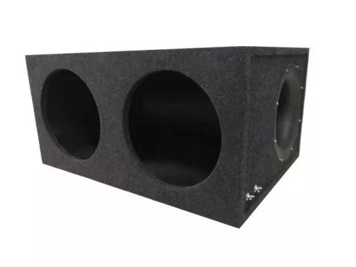 Корпус для сабвуфера 122Т1 графит  ( 2х12", 200 труба) Корпус для сабвуфера 122Т1 графит  ( 2х12", 200 труба)
