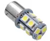 Светодиодная лампа 12V T20 белая, 18 SMD 5050 диодов, белая страбоскоп