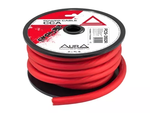 Aura PCS-350R кабель силовой красный 0GA (10 м)