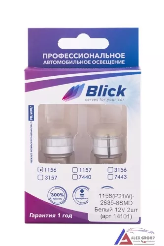 Лампа светодиодная Blick 1156-2835-8SMD Белый Лампа светодиодная Blick 1156-2835-8SMD Белый