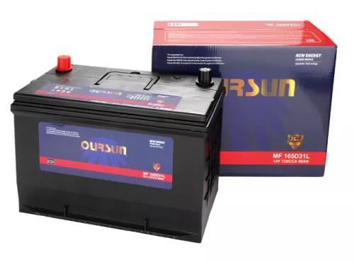Oursun JIS MF 105D31L 90Ач 730 А аккумулятор автомобильный Oursun JIS MF 105D31L 90Ач 730 А аккумулятор автомобильный