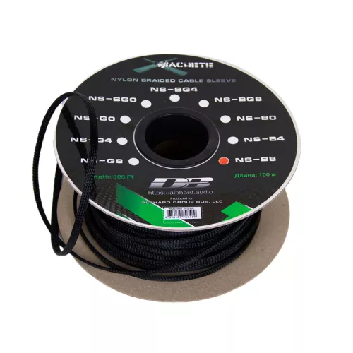 Deaf Bonce NS-B8 V2 кабельная оплетка, электроизоляционная 8GA, цвет черный Deaf Bonce NS-B8 V2 кабельная оплетка, электроизоляционная 8GA, цвет черный