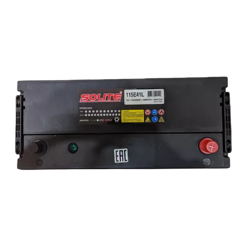 Фото solite 115e41l 115ач 850а аккумулятор Solite 115E41L 115Ач 850А аккумулятор