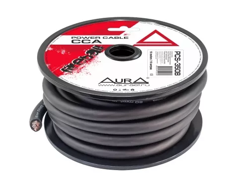 Aura PCS-350B кабель силовой черный 0GA (10 м)