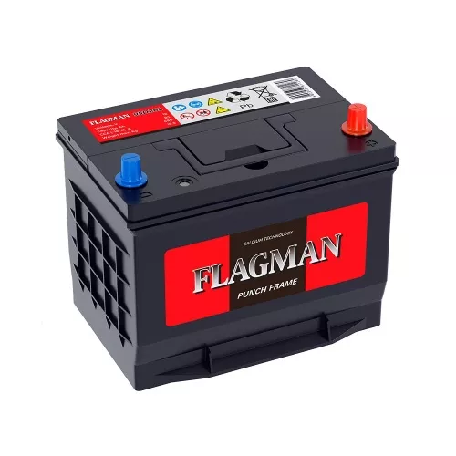 Flagman 95D26L 85Ач 690 а CA аккумулятор автомобильный Flagman 95D26L 85Ач 690 а CA аккумулятор автомобильный