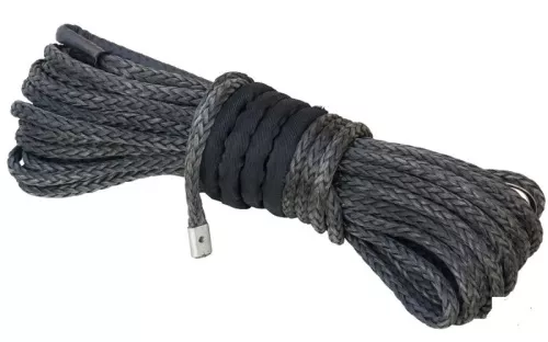 Трос синтетический (кевларовый) для лебедки 12мм*25м готовый