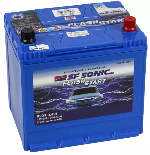 SF SONIC 6СТ-65.0 (85D23L) 65Ач 650А аккумулятор автомобильный SF SONIC 6СТ-65.0 (85D23L) 65Ач 650А аккумулятор автомобильный