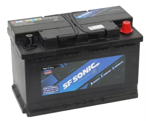 SF SONIC EFB 6СТ-80.0 L4-DIN80L 80Aч 850А аккумулятор SF SONIC EFB 6СТ-80.0 L4-DIN80L 80Aч 850А аккумулятор