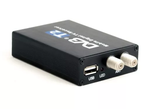 Автомобильный цифровой ТВ Ресивер DVB-T2 с двумя активными (усиливающими) антеннами