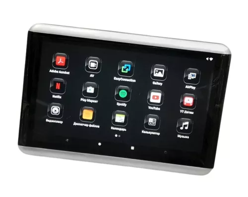 Монитор 10,1 на подголовник в АВТО Android 8 USB. Универсальный