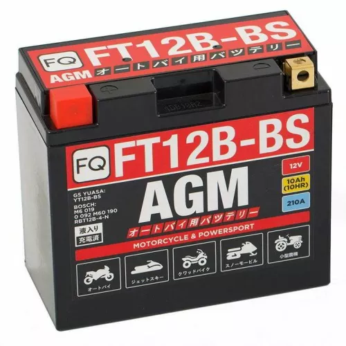 Аккумулятор FQ FT12B AGM  емк.10.0А/ч; п.т.210А Аккумулятор FQ FT12B AGM  емк.10.0А/ч; п.т.210А