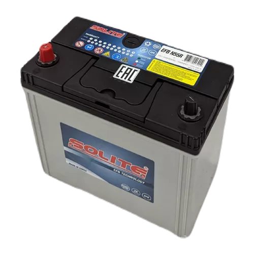 Solite EFB N55R 50Ач аккумулятор автомобильный Solite EFB N55R 50Ач аккумулятор автомобильный