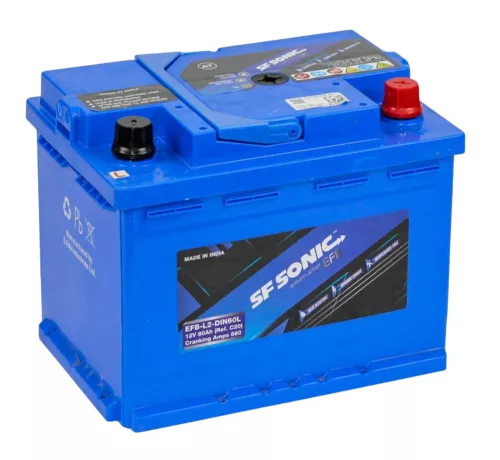  SF SONIC EFB 6СТ-60.0 60Ач 560А аккумулятор автомобильный