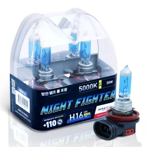 Лампа Avantech H16 12V 19W (30W) 5000k 2шт Лампа Avantech H16 12V 19W (30W) 5000k 2шт