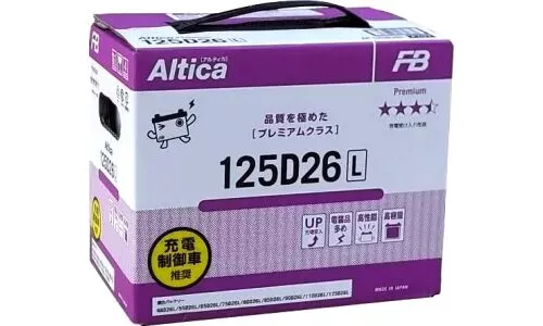Фото аккумулятор fb altica premium 125d26l емк.85a/ч п.т.800а Аккумулятор FB Altica PREMIUM 125D26L емк.85A/ч п.т.800а