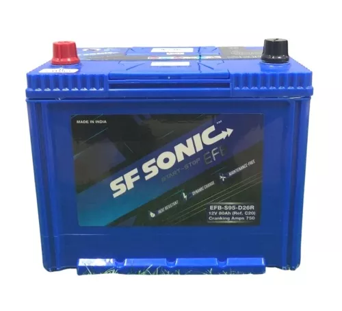 SF SONIC EFB 6СТ-80.1 (95D26R) 80Ач 750А аккумулятор автомобильный SF SONIC EFB 6СТ-80.1 (95D26R) 80Ач 750А аккумулятор автомобильный