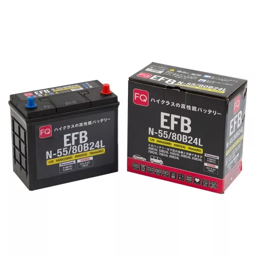 Аккумулятор FQ EFB N-55 80B24L ёмк.50 Ач. п.т. 450 а Аккумулятор FQ EFB N-55 80B24L ёмк.50 Ач. п.т. 450 а