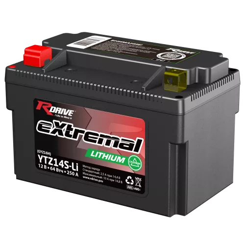 Аккумулятор RDrive Extremal Lithium YTZ14S-LI Аккумулятор RDrive Extremal Lithium YTZ14S-LI