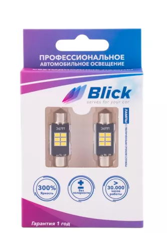 Лампа светодиодная Blick C5W-K6-CANBUS-36mm белый Лампа светодиодная Blick C5W-K6-CANBUS-36mm белый