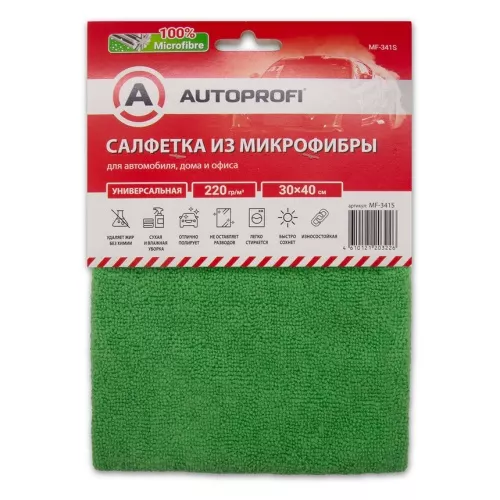 Autoprofi салфетка протирочная из микрофибры 30х40