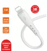 Кабель GoPower GP01L-2M USB (m)-Lightning (m) 2.0м 2.1A белый