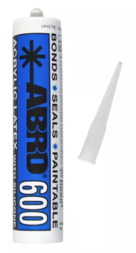 ABRO MASTERS герметик акриловый 600 (белый)