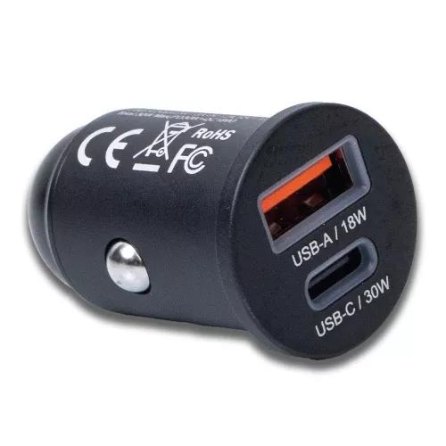 Автомобильное зарядное устройство Enzo Gan Pro USB Type C+A 30W ACH-115 