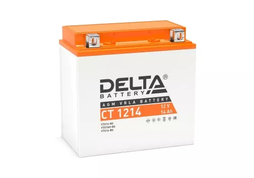 Аккумулятор Delta CT1214 14Ач; 200А Аккумулятор Delta CT1214 14Ач; 200А