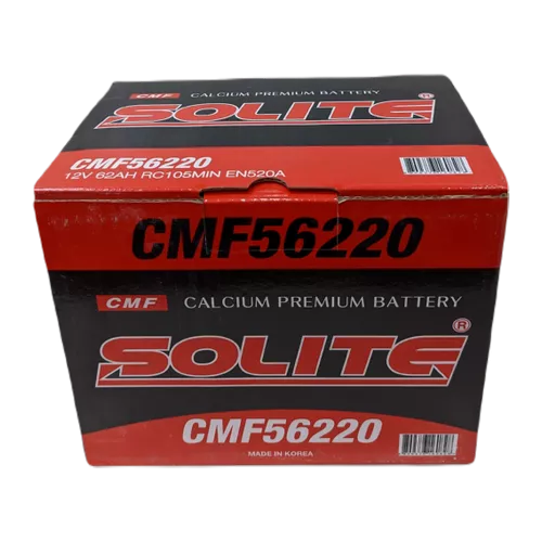Аккумулятор автомобильный Solite CMF 56220 емк.62А/ч п.т.520а