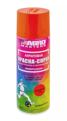 ABRO MASTERS краска-спрей (оранжевый)