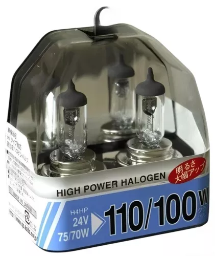 Лампа Koito High Power Halogen H4 24V 75/70W (110/100W) 3300K (комплект 2 шт.) P0591 Лампа Koito High Power Halogen H4 24V 75/70W (110/100W) 3300K (комплект 2 шт.) P0591