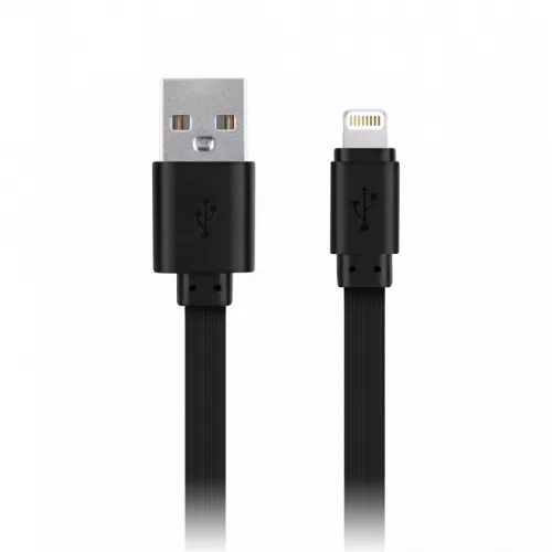 Кабель SMARTBUY USB - 8pin для Apple, плоский, резиновый 3.0 м