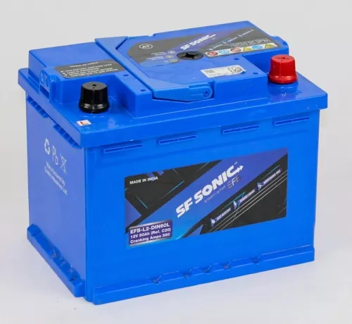 SF SONIC EFB 6СТ-60.0 60Ач 560А аккумулятор автомобильный  SF SONIC EFB 6СТ-60.0 60Ач 560А аккумулятор автомобильный