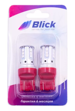 Лампа светодиодная Blick 7443-3030-21W красный