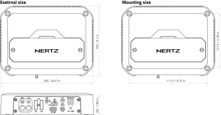 Hertz CP 4.800 усилитель