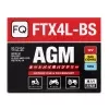Фото аккумулятор fq ftx4l agm  емк.3.0а/ч; п.т.50а Аккумулятор FQ FTX4L AGM  емк.3.0А/ч; п.т.50А