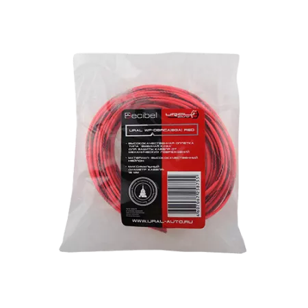 Ural WP-DBRCA RED Высококачественная оплетка типа «змеиная кожа»