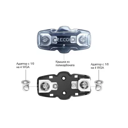 Фото recoil zmfh11-2 держатель предохранителя mini anl Recoil ZMFH11-2 держатель предохранителя mini ANL