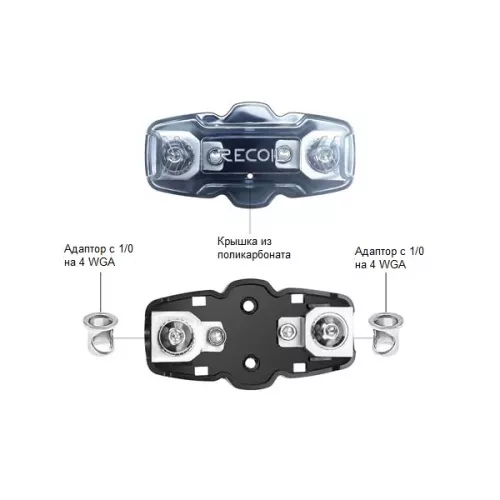 Фото recoil zmfh11-2 держатель предохранителя mini anl Recoil ZMFH11-2 держатель предохранителя mini ANL