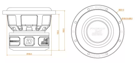 DL Audio Phoenix Bass Machine 8 сабвуфер