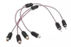 Dynamic State RCC-1M2F SERIES 0 RCA кабель 0.25м