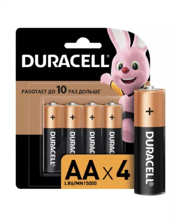 Элемент питания DURACELL LR6(AAx4) BL4