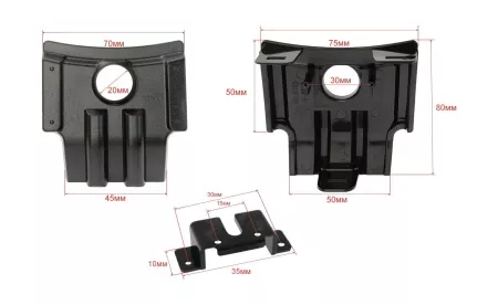 CAM-Адаптер в решетку радиатора Toyota Land Cruiser Prado 2017+ QS8185