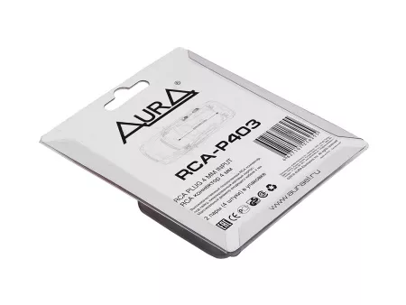Aura RCA-P403 RCA коннектор, 4 мм вход, (4 шт)