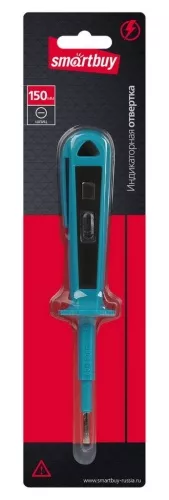 Smartbuy One Tools отвёртка индикаторная 150мм до 500В протокол, испытания, блистер