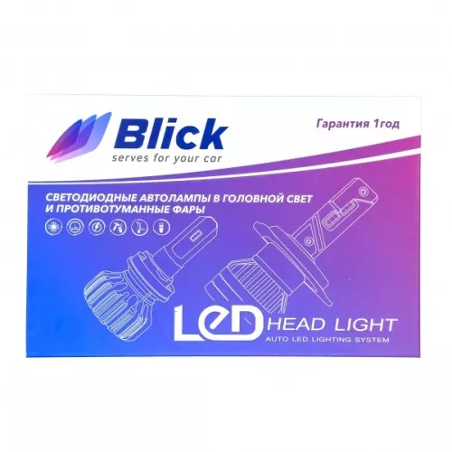 Фото лампа светодиодная blick h3 nf1plus 6000k 12v/24v Лампа светодиодная Blick H3 NF1PLUS 6000K 12V/24V