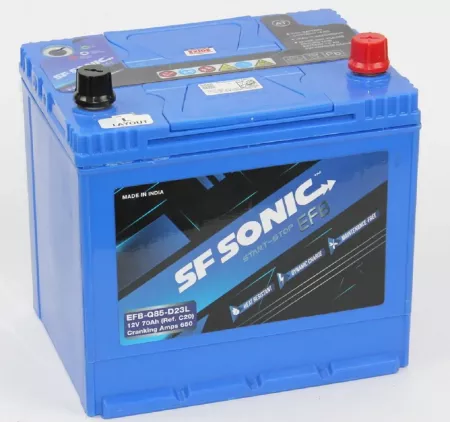 SF SONIC EFB 6СТ-70.0 (85D23L) 70Ач 650А аккумулятор автомобильный